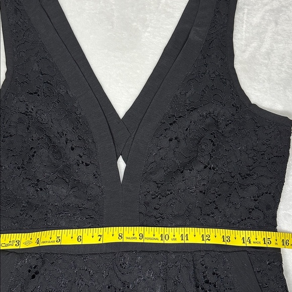 Free People Lovely in Lace Elegant Black Lace Dress Medium - Picture 13 of 15
